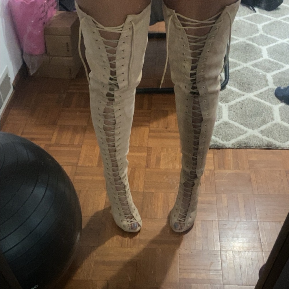 Zizigirl tall laced boots